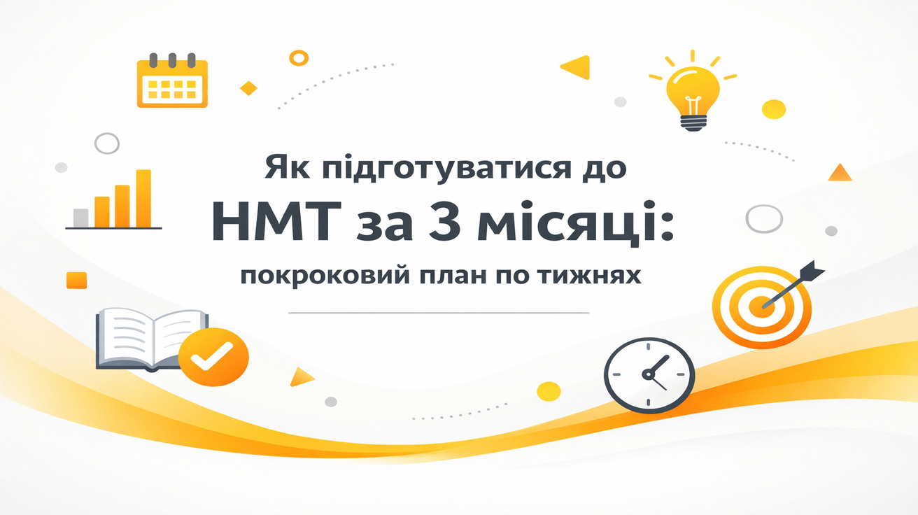 Як підготуватися до НМТ за 3 місяці: покроковий план по тижнях + безкоштовні ресурси